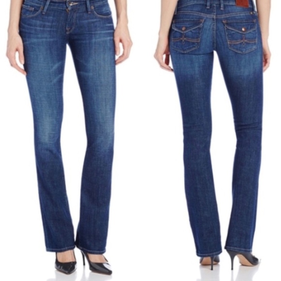 Lucky Brand Denim - Lucky Brand cate boot 2 / 26 regular dark wash new